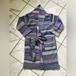 The Elder Statesman Sweater Women’s XS 100% Cashmere Cardigan with Belt Duster